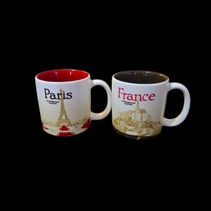 Starbucks 2017 Paris and France mini mugs